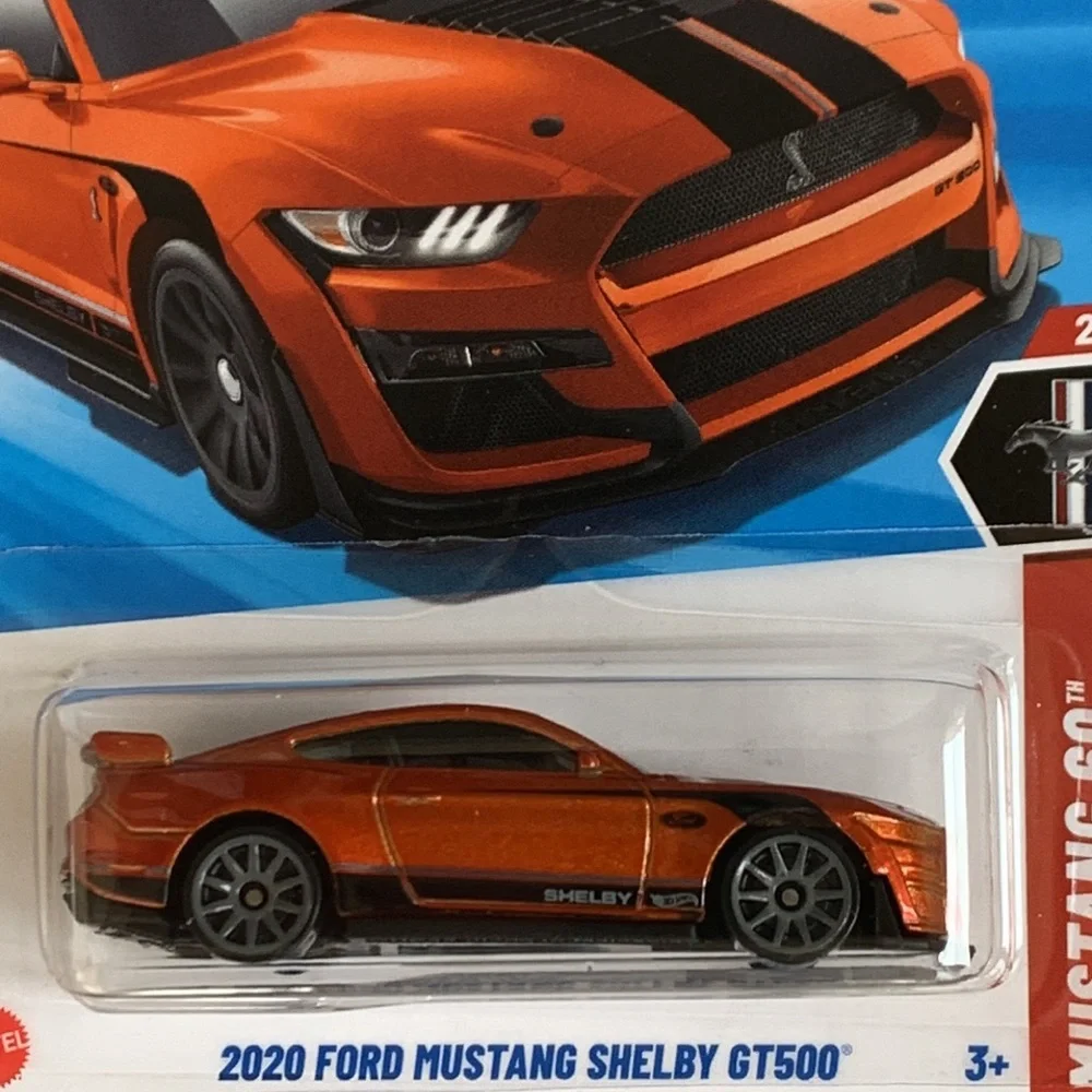 Hot Wheels 2020 Ford Mustang Shelby GT500 Orange Pony Car GHB32 Hotwheels 2025 🆕